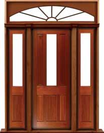 paddington: single door +  two sidelights