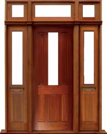 paddington: single door +  two sidelights