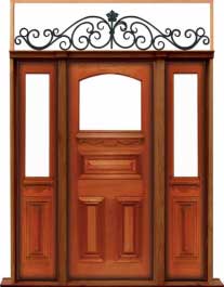 edwardian: door in frame