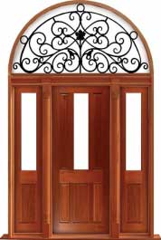 paddington: single door +  two sidelights