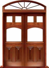 queen anne: double door +  two sidelights