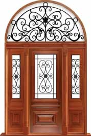 sovereign iron: double door + sidelight on right