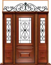 sovereign iron: double door + sidelight on right