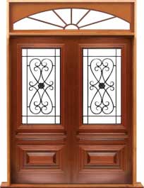 sovereign iron: double door + sidelight on right