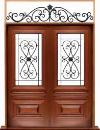 sovereign iron: double door + sidelight on right