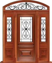 sovereign iron: double door + sidelight on right